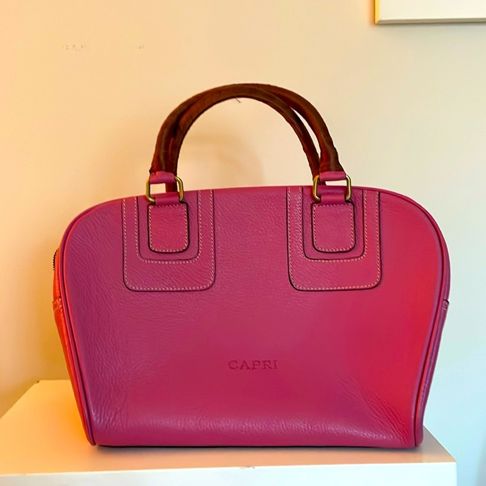 CAPRI handbag.  Genuine leather